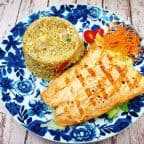 Best (F/R)GRILLED SALMON x GREEn Fried Rice in Brooklyn, NY